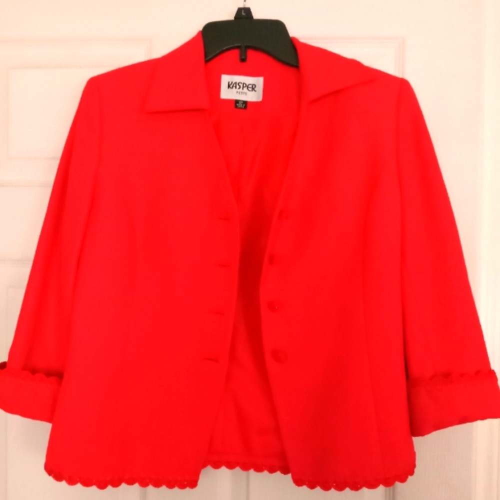 Beautiful red silk jacket